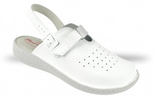 Saboty Damskie Piumetta 4435-PP-21 białe