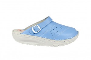 Saboty Damskie Piumetta 6268-042 jasnoniebieskie